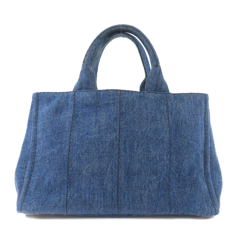 Prada Denim Canapa Bag Tote